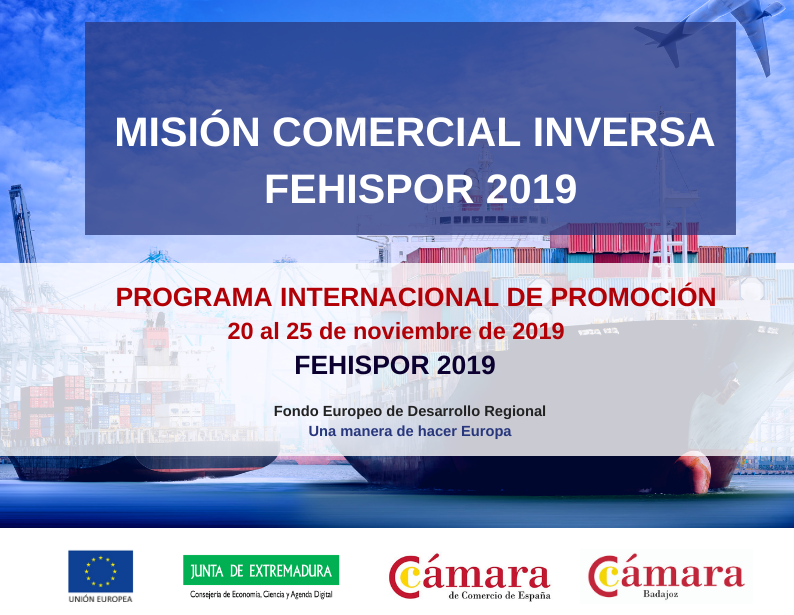 BADAJOZ- Programa PIP- Misión Comercial Inverda Fehispor 2019