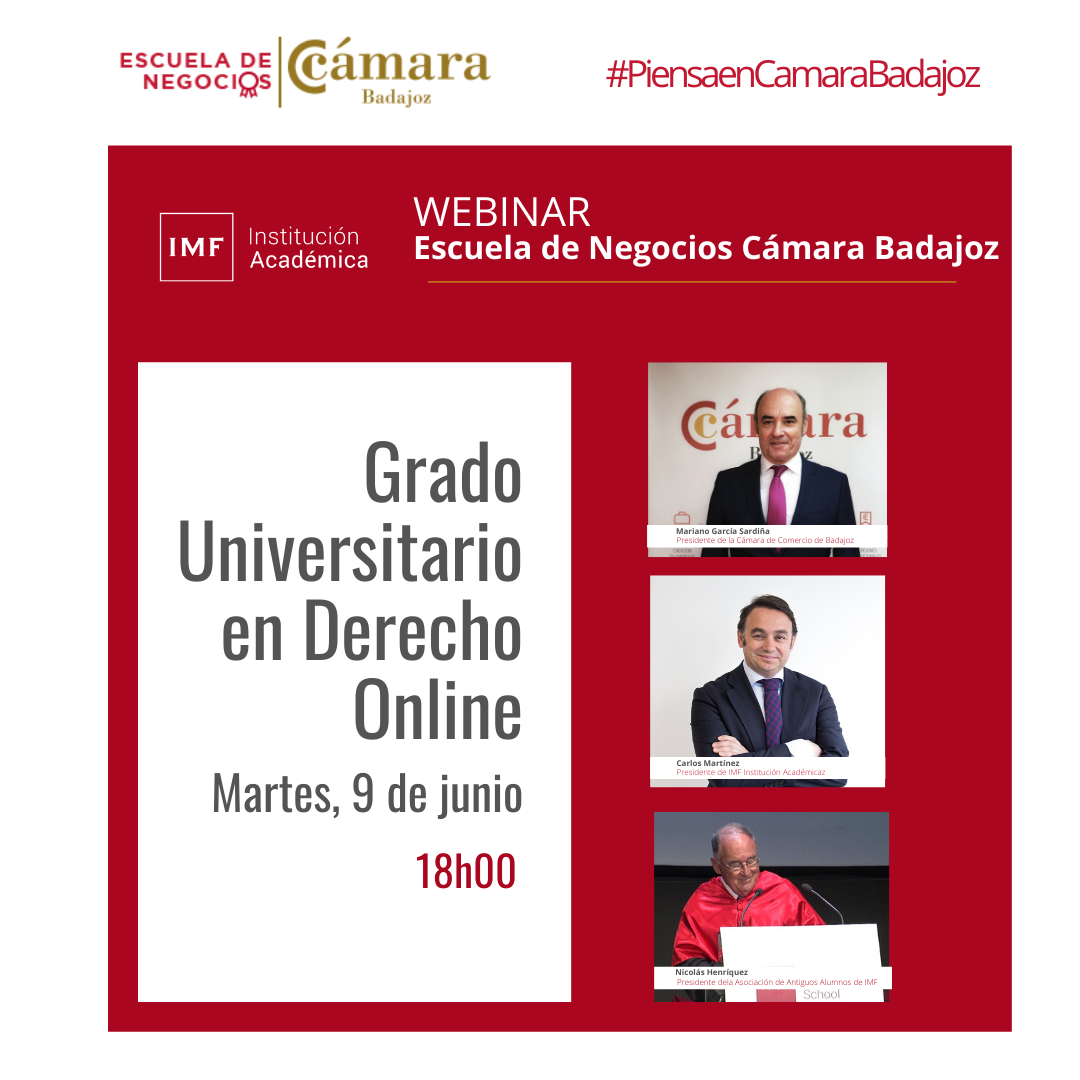 Webinar: Presentación Grado Universitario en Derecho Online