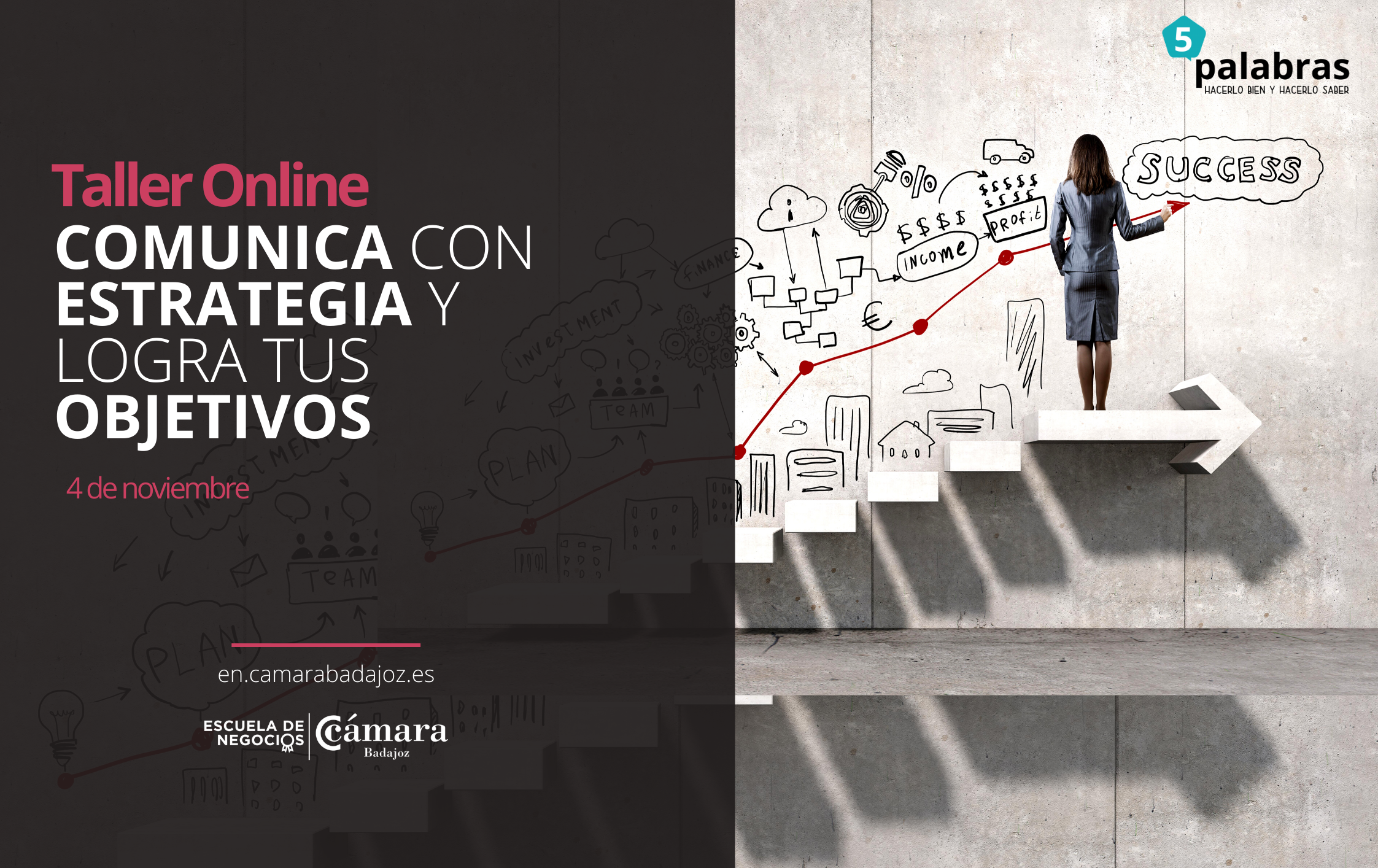 Taller online: Comunica con estrategia y logra tus objetivos con Sara Martínez 