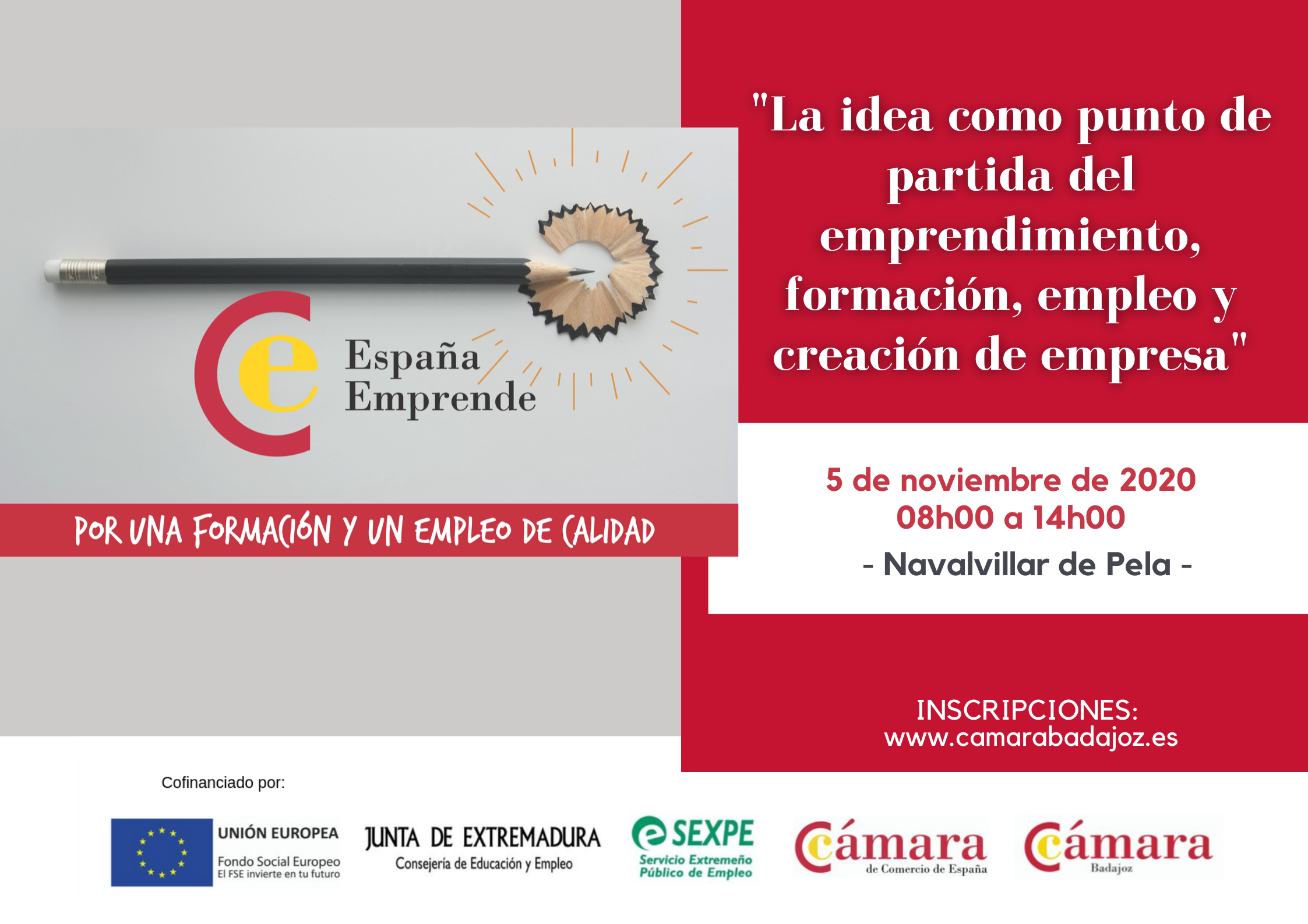 NAVALVILLAR DE PELA - La idea como punto de partida del emprendimiento, formación, empleo y creación de empresa