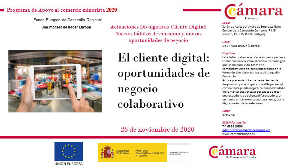 BADAJOZ- El cliente digital: oportunidades de negocio colaborativo- PCM 2020
