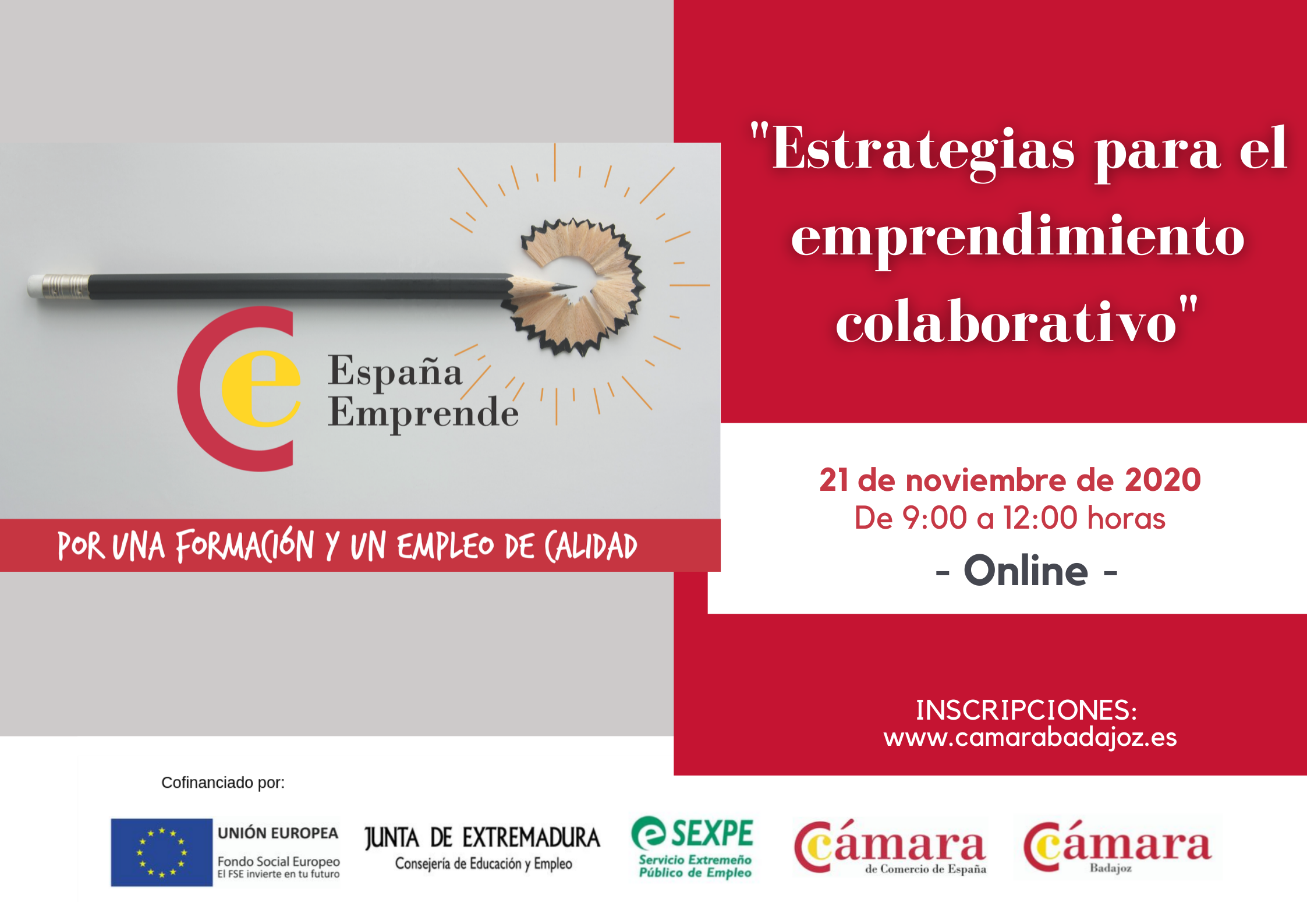 ONLINE- Taller España Emprende- Estrategias para el emprendimiento colaborativo 