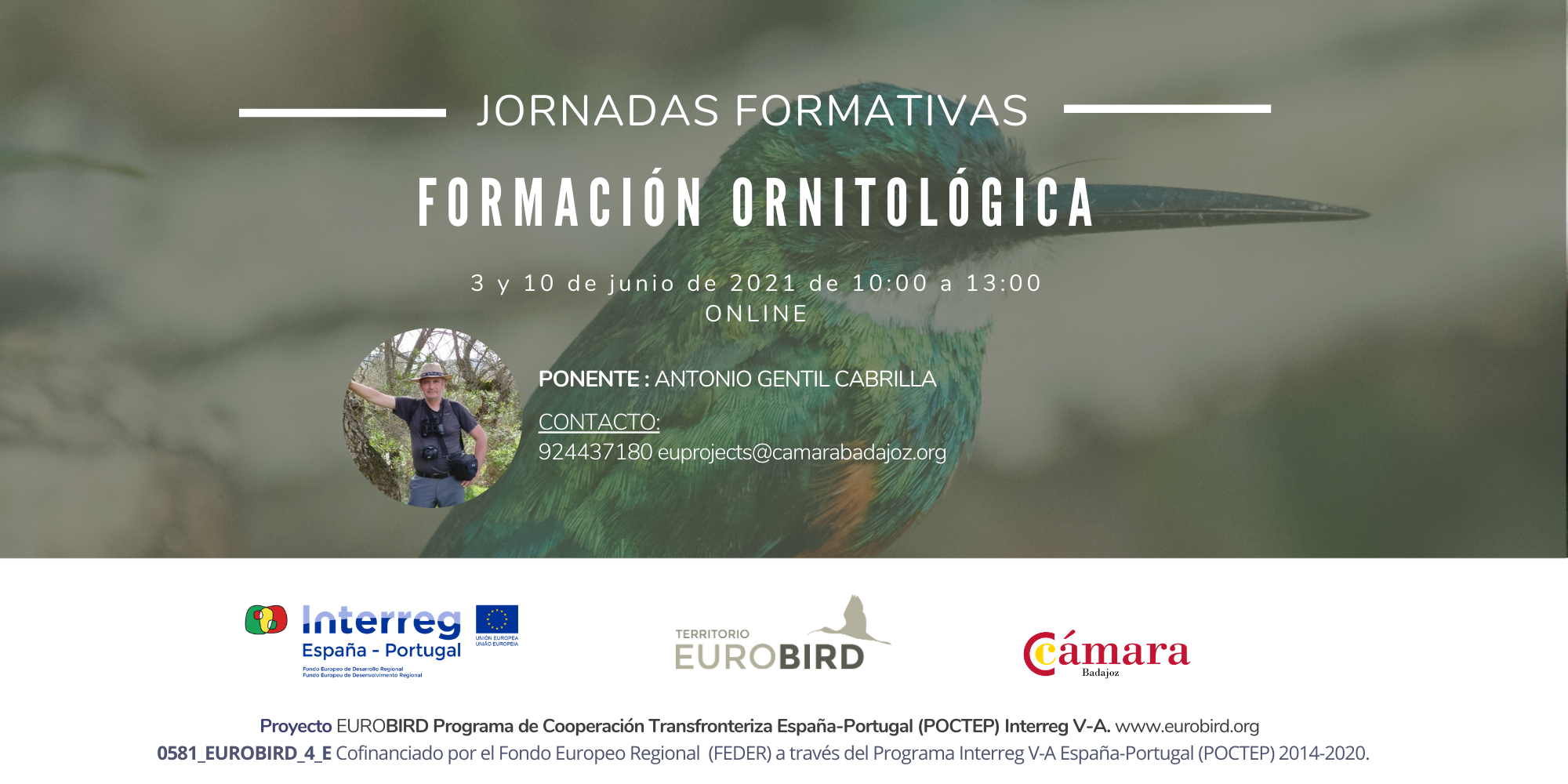 Jornada formativa EUROBIRD: Formación Ornitológica