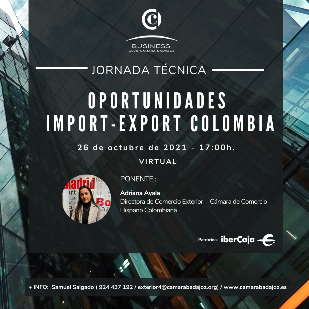 JORNADA TÉCNICA OPORTUNIDADES IMPORT-EXPORT COLOMBIA