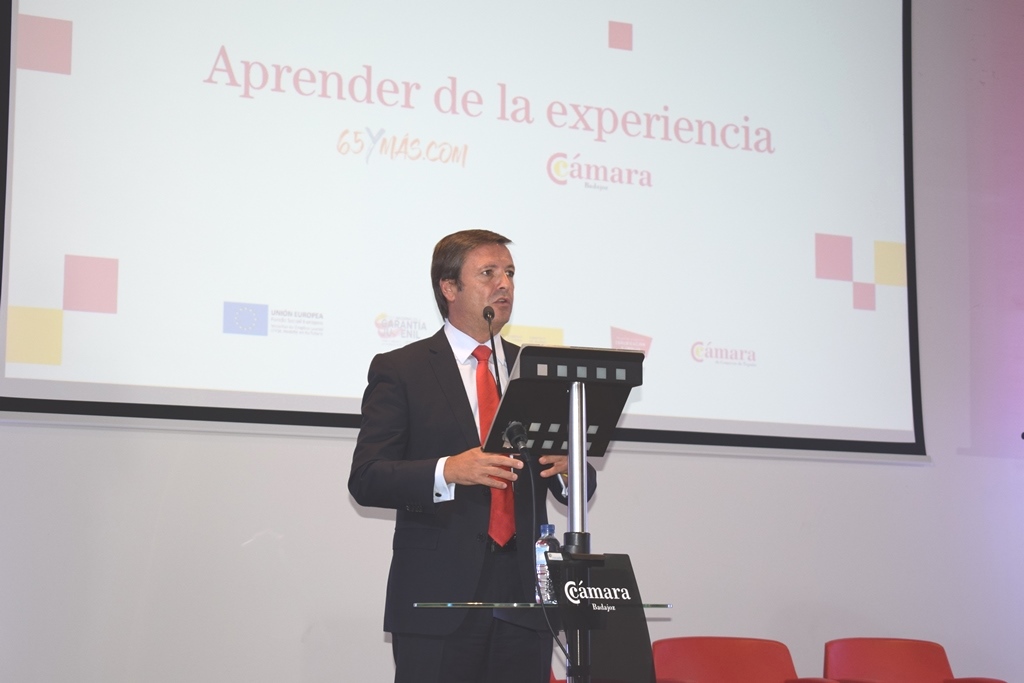 Romay, la Cámara de Comercio de Badajoz y 65YMÁS, unidos  en la campaña ‘Aprender de la Experiencia’