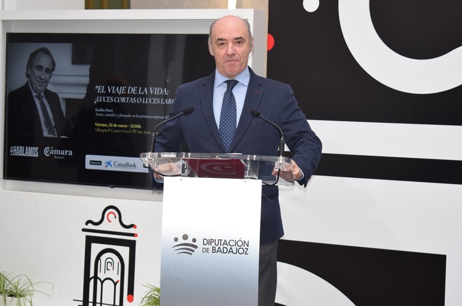 La Cámara de Badajoz celebra un nuevo encuentro empresarial HABLAMOS con Emilio Duró