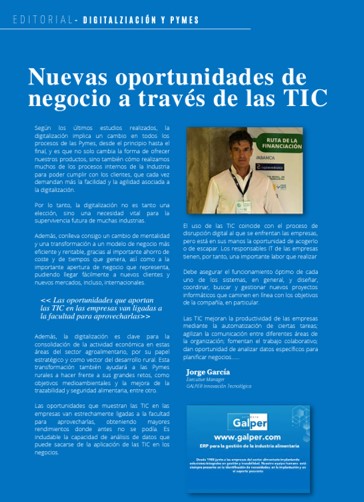 Artículo de interés: Nuevas oportunidades de negocio a través de las TIC