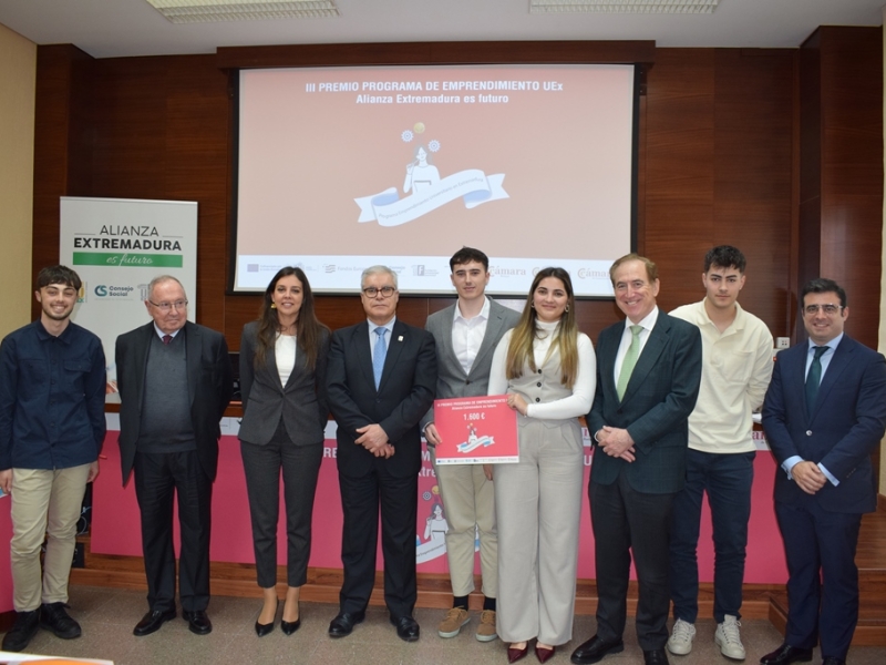 AETERNUM, proyecto ganador del III Programa de Emprendimiento Universitario en Badajoz