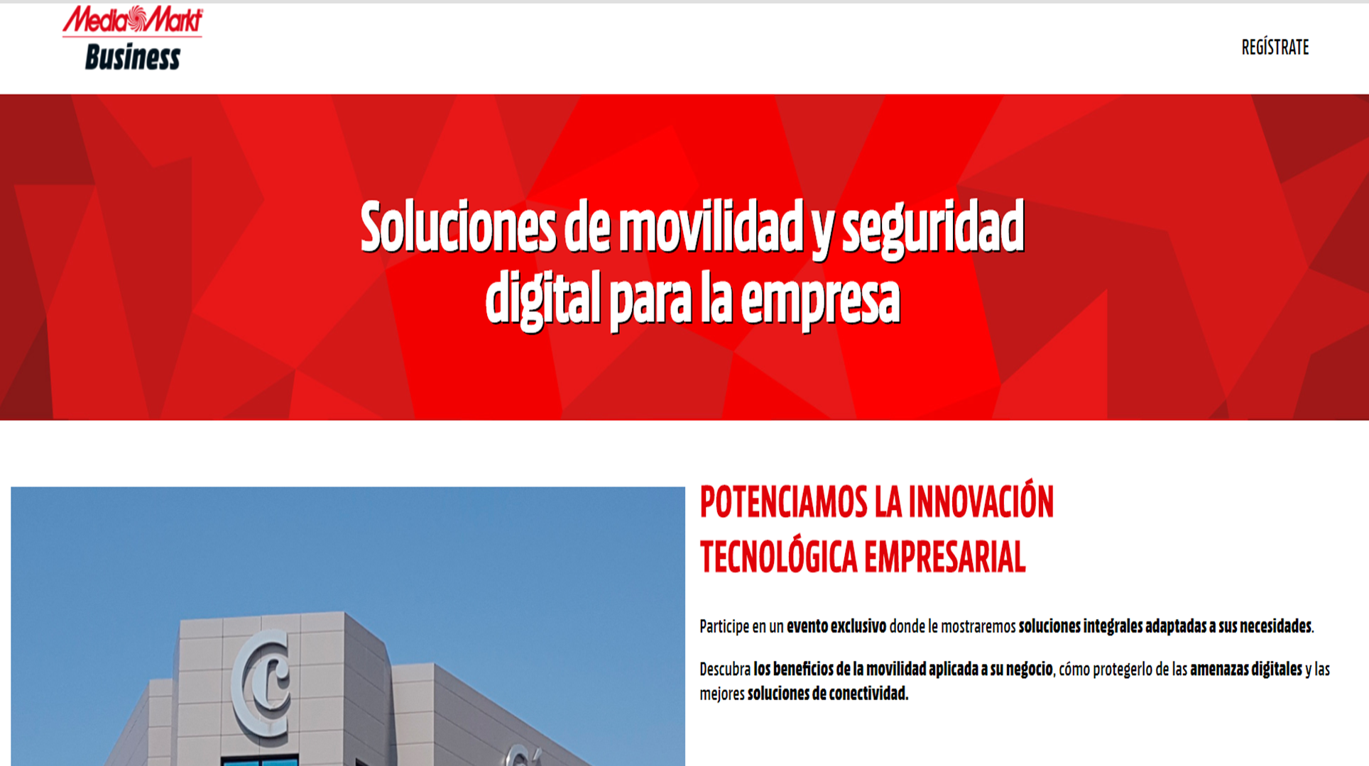 Evento: Soluciones de movilidad y seguridad digital para la empresa