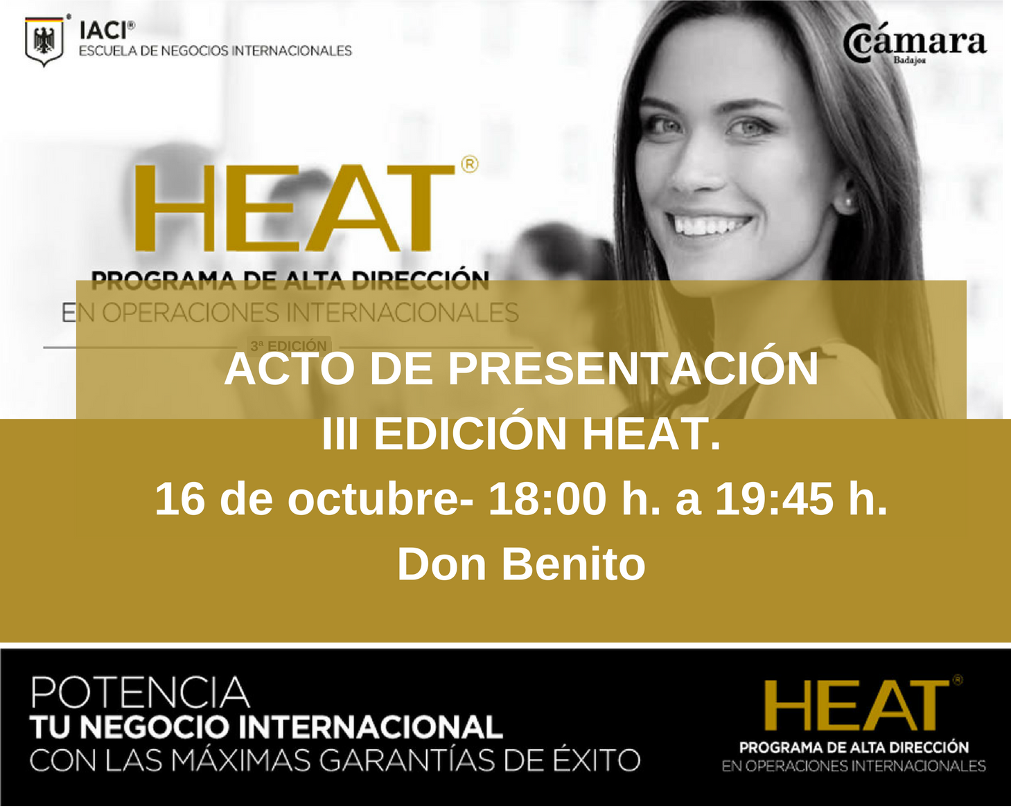 Presentación III Edición HEAT. Especial Don Benito