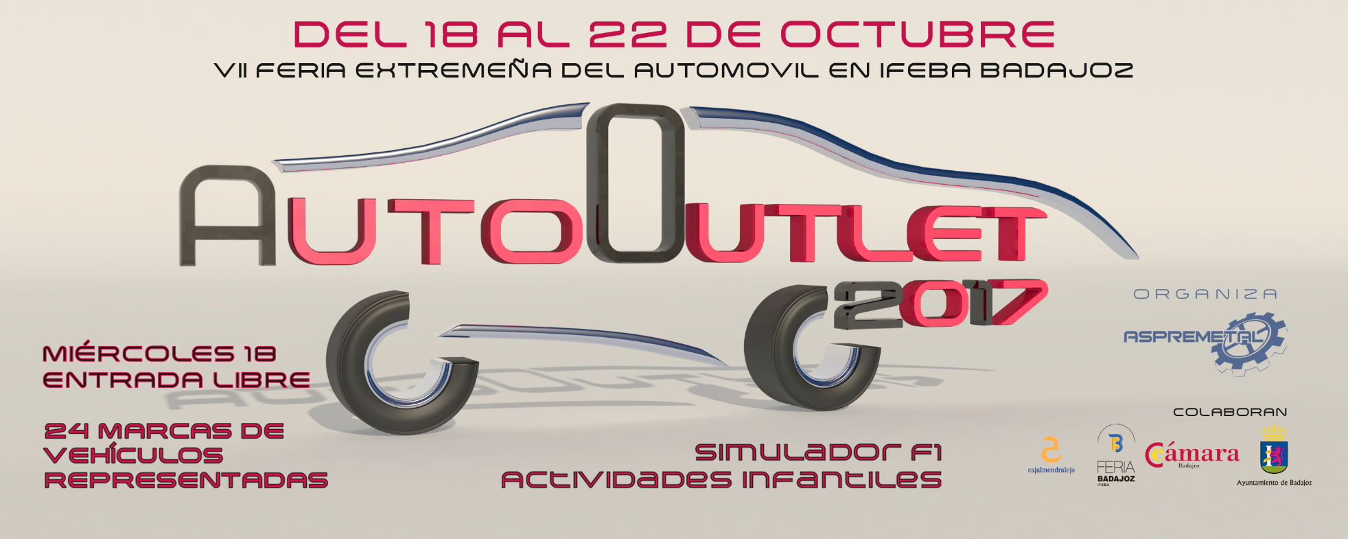 VII FERIA EXTRMEÑA DEL AUTOMOVIL EN IFEBA BADAJOZ- AutoOutlet 2017