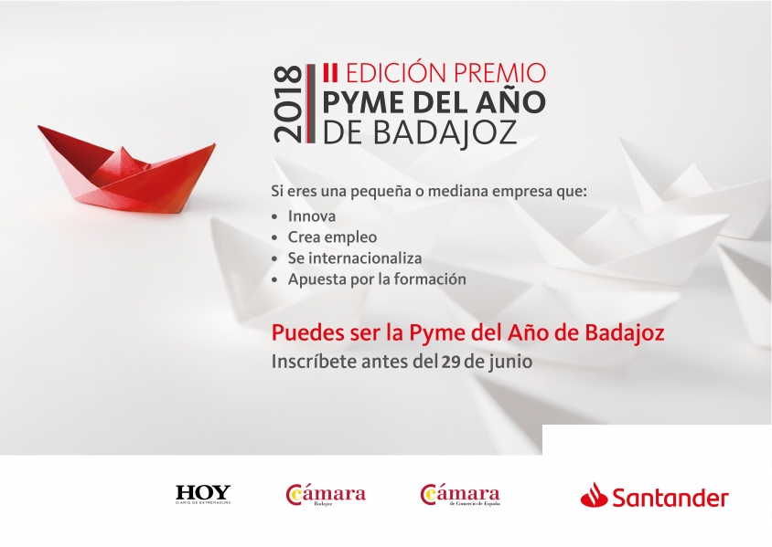 Cerca de 570 empresas inscritas en la II edición del Premio Pyme del Año de Banco Santander y la Cámara de Comercio de España