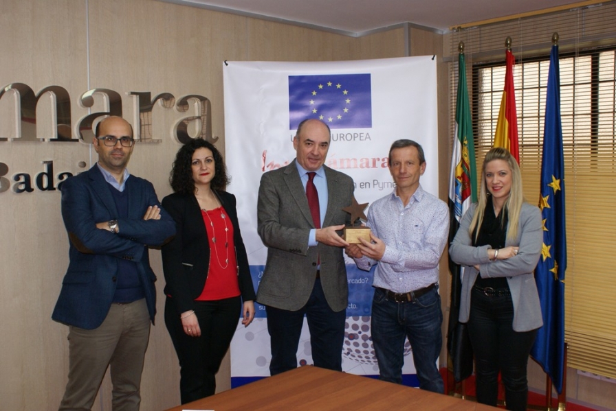 El programa InnoCámaras desarrollado por la Cámara de Comercio de Badajoz, mejor actuación cofinanciada por Fondos Europeos