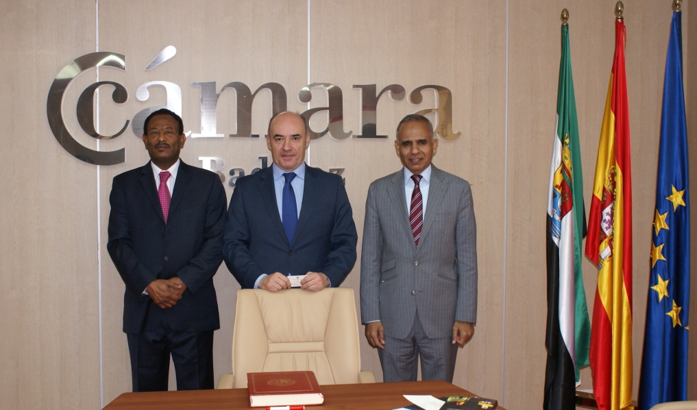 Visita de los embajadores de Mauritania y Sudán