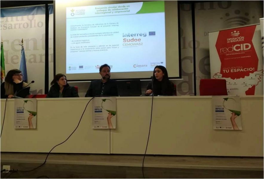 La Cámara da a conecer su proyecto INTERREG SUDOE_ CEMOWAS2 
