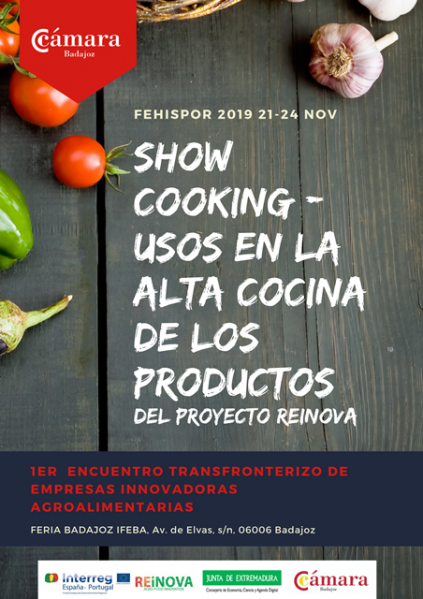 Show-Cooking: Usos en la alta cocina de los productos Reinova