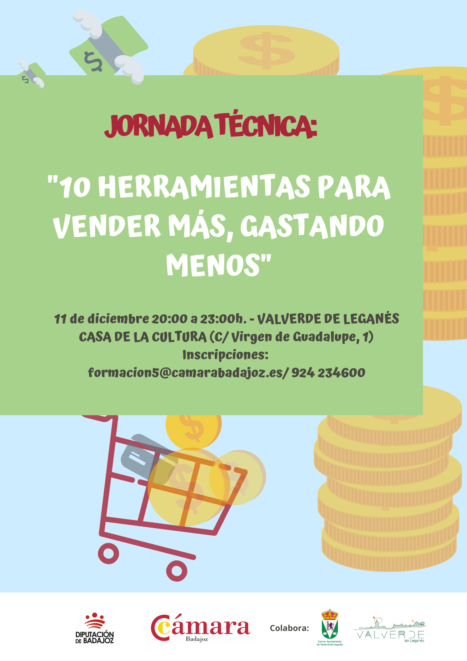 VALVERDE DE LEGANÉS- 10 Herramientas para vender más, gastando menos