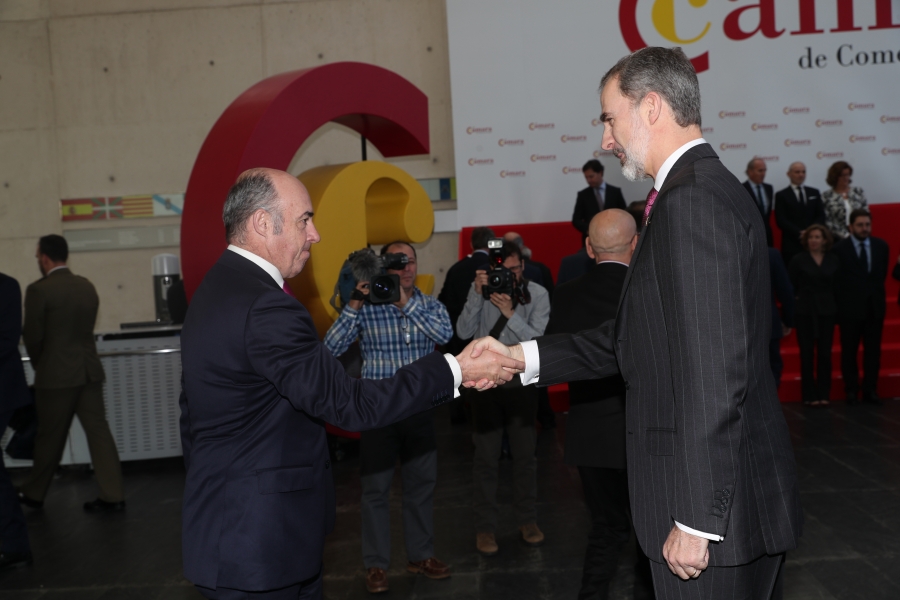 S.M. El Rey: “La Cámara de España es clave para fomentar la actividad económica y contribuir a la vertebración del país”