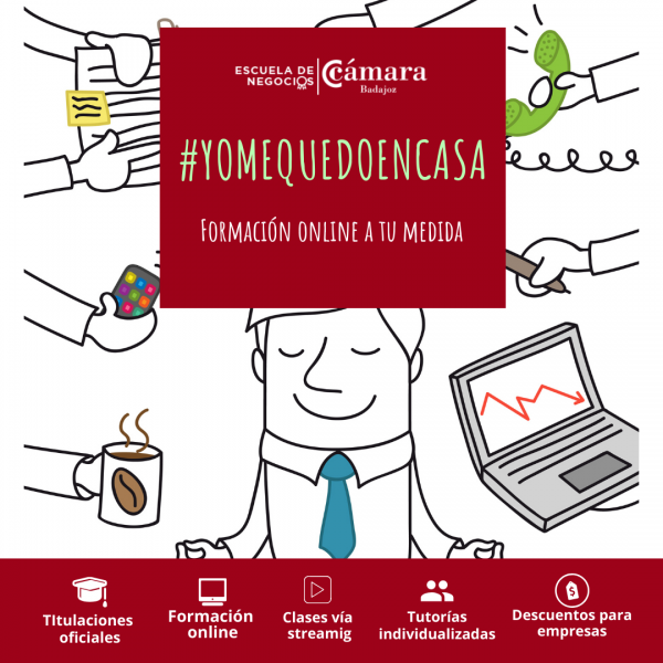Fórmate en casa con la Escuela de Negocios de la Cámara