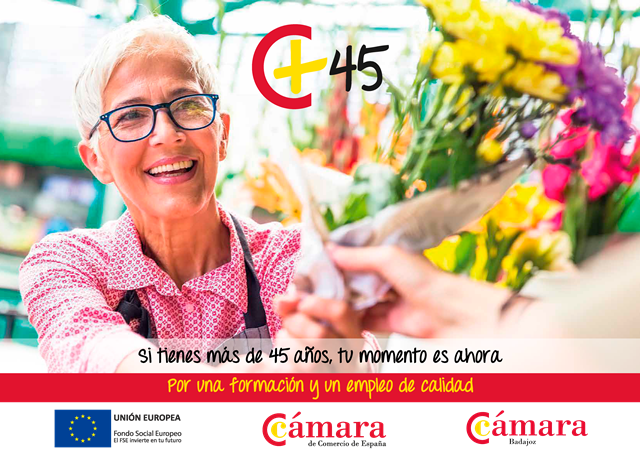 Cámara Badajoz comprometida con la mejora de las competencias digitales en desempleados mayores de 45 años