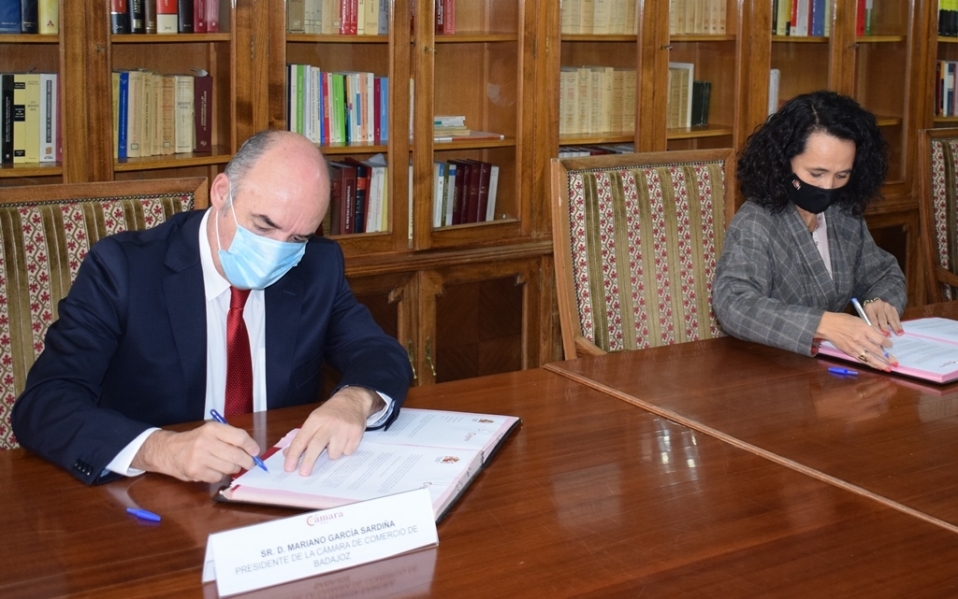 El TSJ de Extremadura y la Cámara de Comercio de Badajoz firman un protocolo pionero en España de mediación civil y mercantil