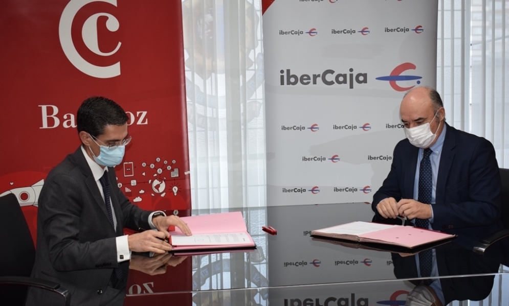 Nuevo acuerdo de colaboración entre Cámara Badajoz e Ibercaja
