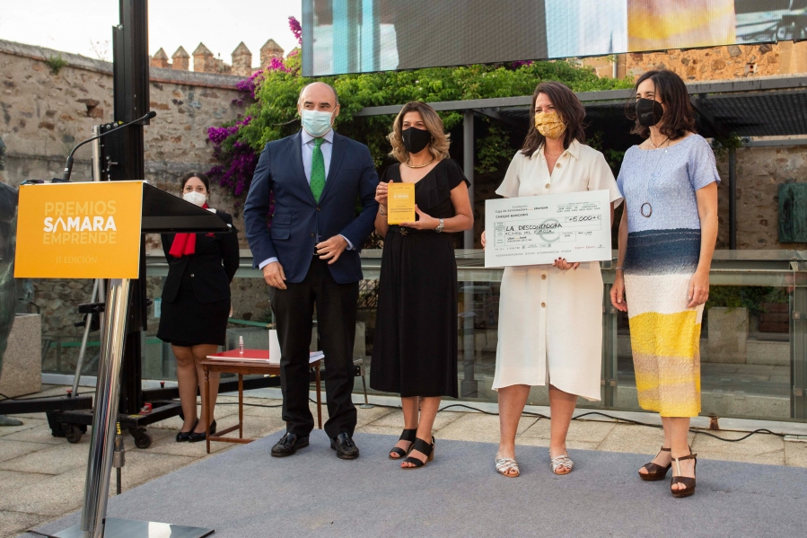 Las empresas extremeñas Cablepelado, La Descontadora y Mysocialfit, premios Samara Emprende