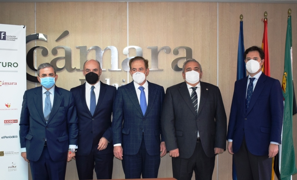 Las Cámaras de Comercio se comprometen con la Alianza Extremadura es futuro