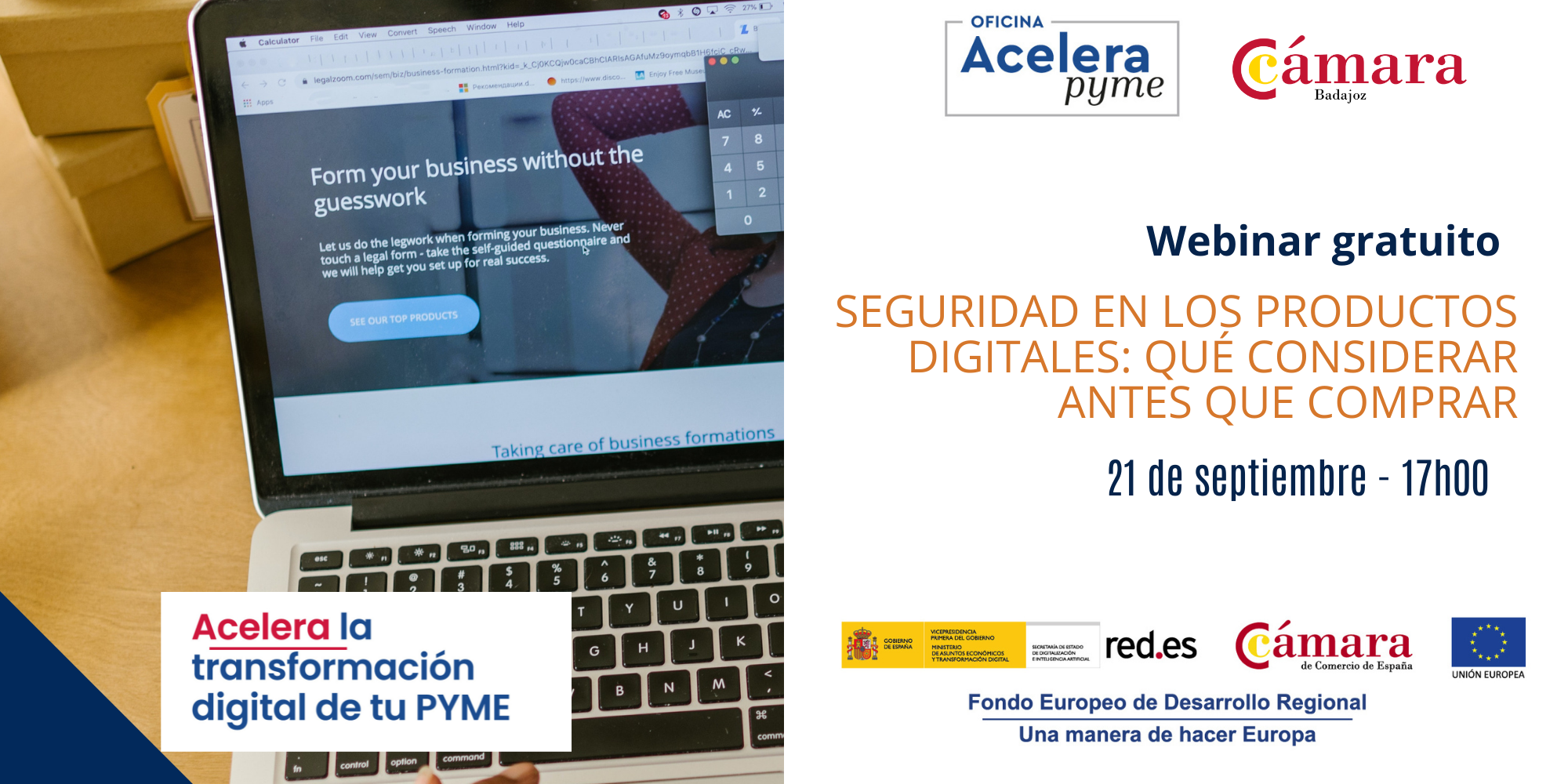 Webinar – SEGURIDAD EN LOS PRODUCTOS DIGITALES: QUÉ CONSIDERAR ANTES QUE COMPRAR