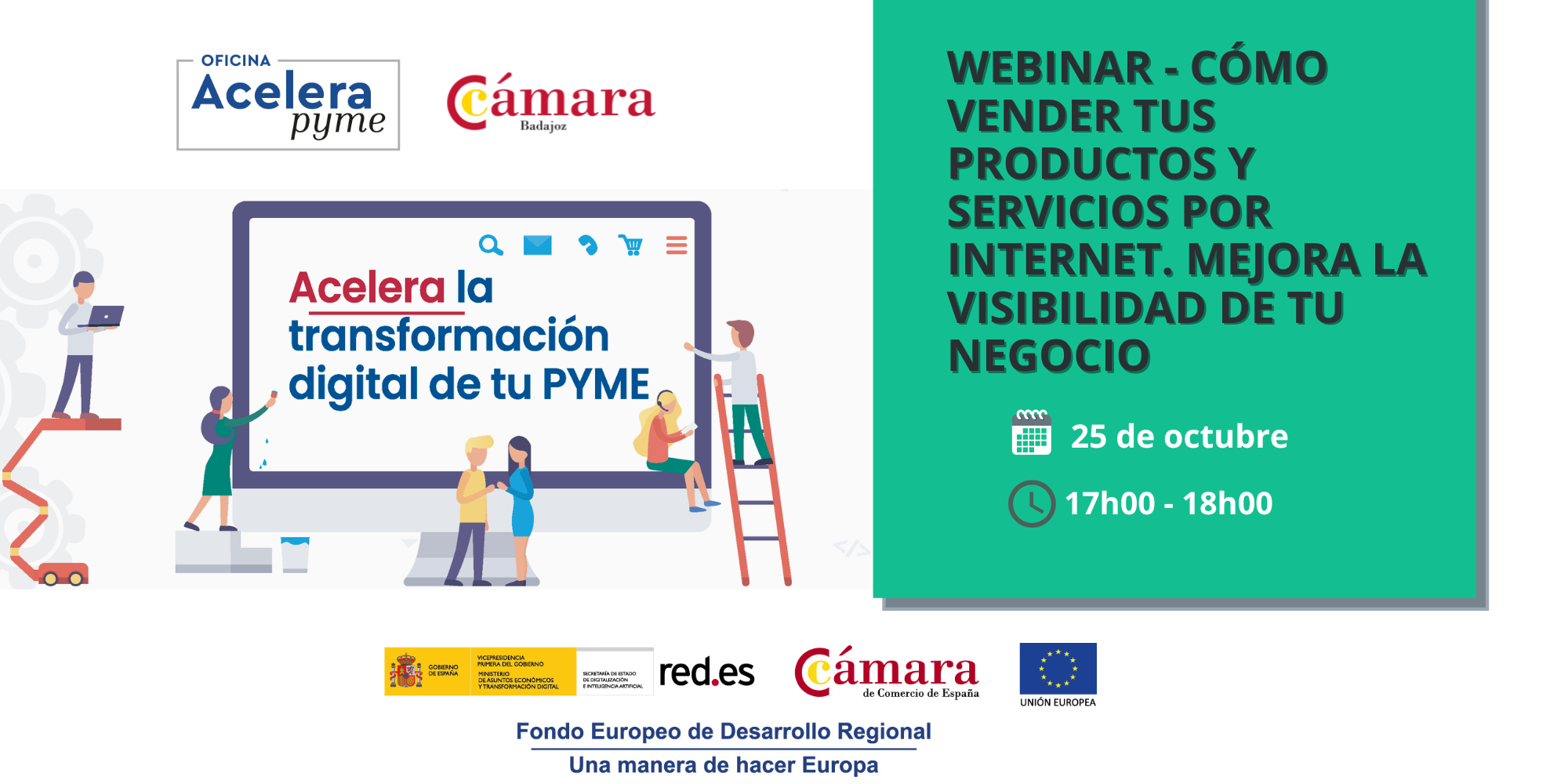 WEBINAR – CÓMO VENDER TUS PRODUCTOS Y SERVICIOS POR INTERNET. MEJORA LA VISIBILIDAD DE TU NEGOCIO