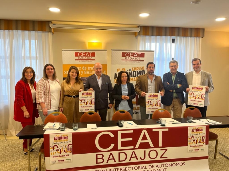 La Cámara respalda el Plan de Empleo Autónomo de Extremadura presentado por CEAT Badajoz