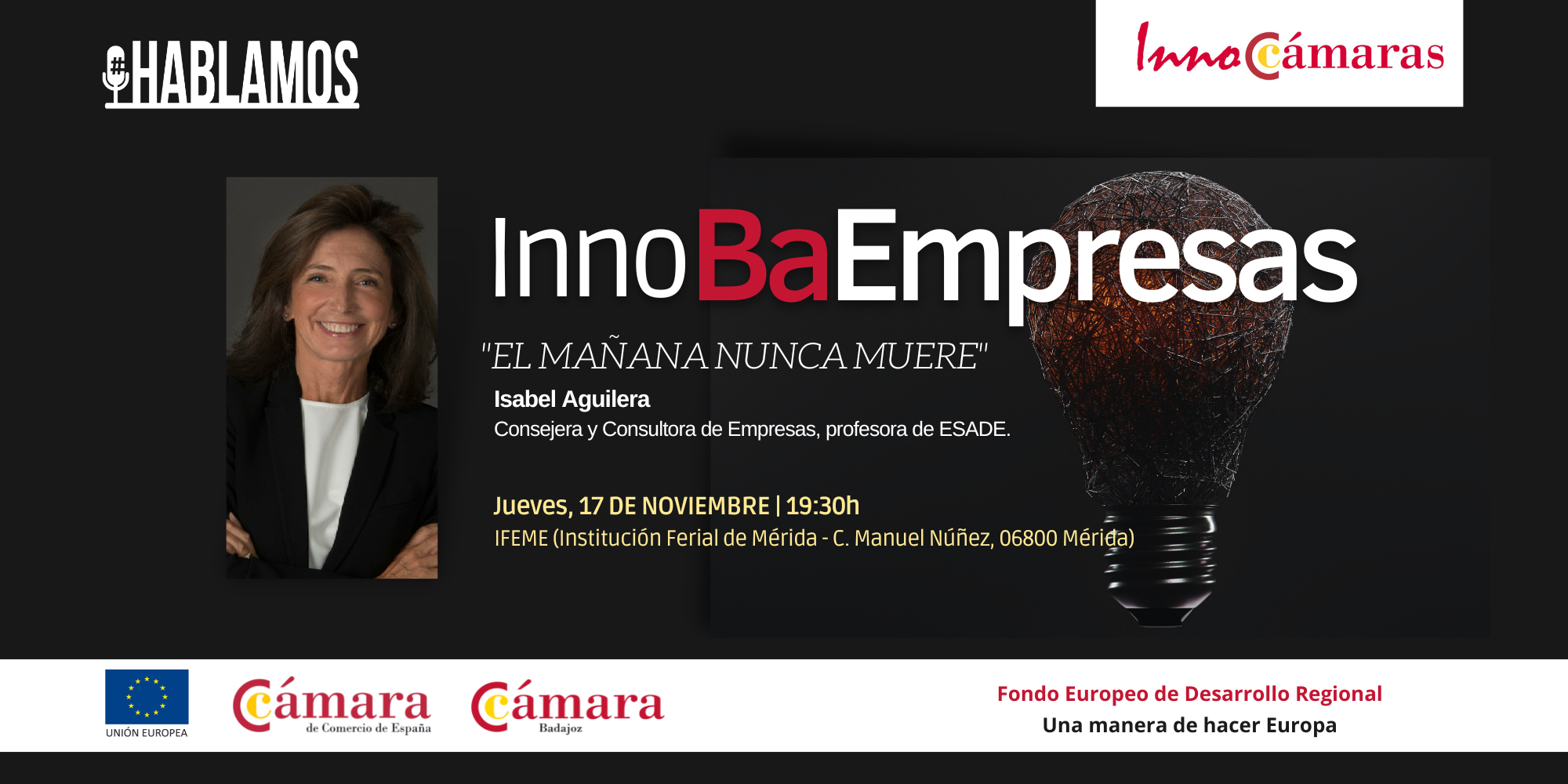 InnoBaEmpresas: #HABLAMOS con Isabel Aguilera