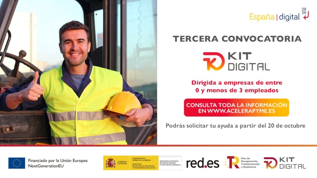 Abierta la tercera convocatoria de ayudas del programa Kit Digital