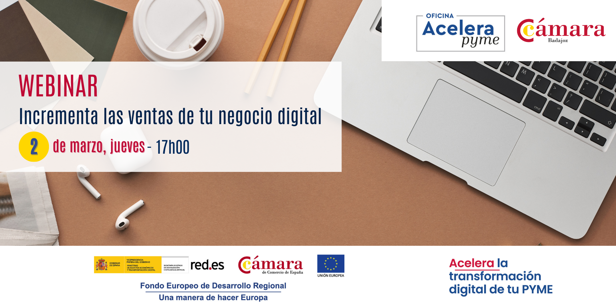 Webinar – Incrementa las ventas de tu negocio digital