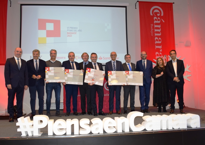 Dos empresas galardonadas en el Premio Pyme del Año de Cámara Badajoz, finalistas en el certamen nacional