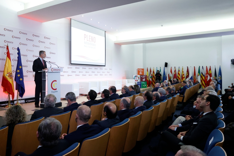 S.M. el Rey: “La Cámara de España es una institución clave para la vertebración de España