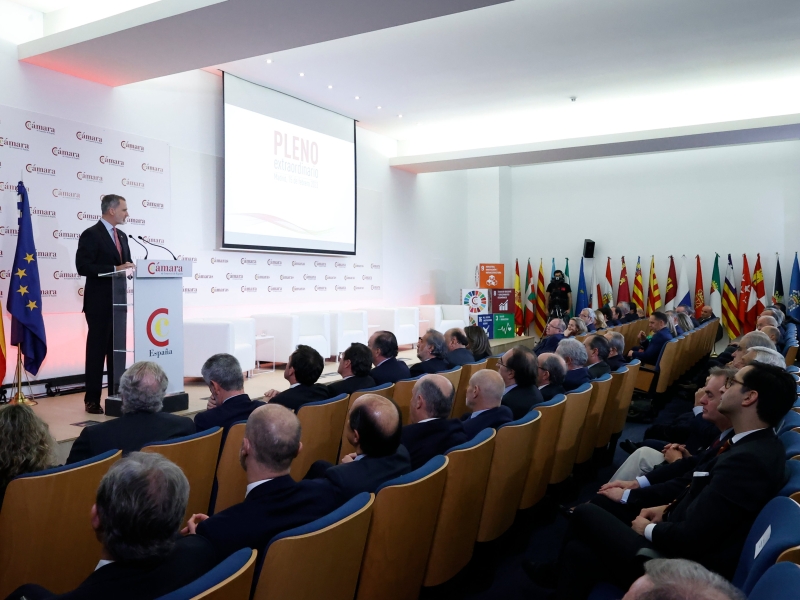S.M. el Rey: “La Cámara de España es una institución clave para la vertebración de España