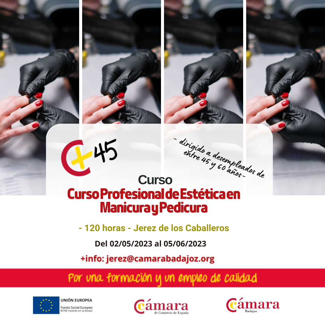 CURSO 45+: Curso Profesional de Estética en Manicura y Pedicura