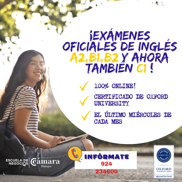 Ahora también puedes examinarte del nivel C1 de inglés con nosotros