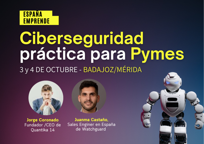 Dos grandes expertos en ciberseguridad se dan cita en las próximas jornadas de España Emprende