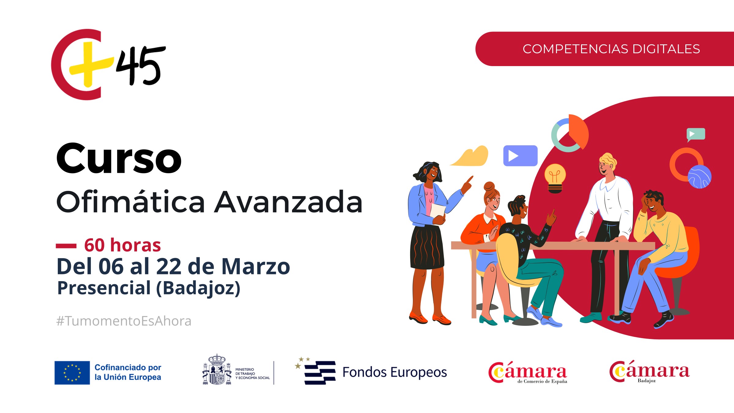 CURSO 45+: OFIMÁTICA AVANZADA