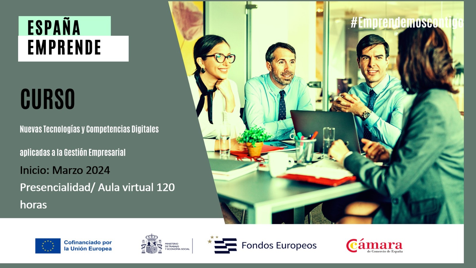 CURSO ESPAÑA EMPRENDE: NUEVAS TECNOLOGIAS Y COMPETENCIAS DIGITALES APLICADAS A LA GESTION EMPRESARIAL