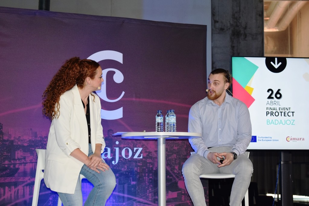 Un centenar de empresas se dan cita en el evento final del proyecto Protect de Cámara Badajoz