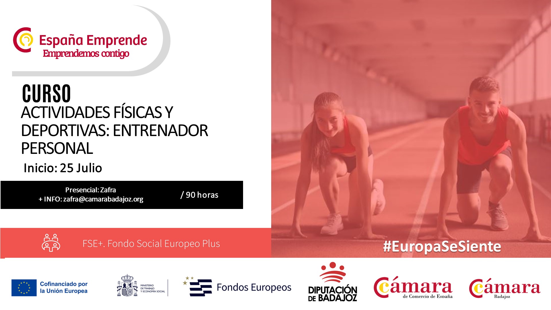 Curso ESPAÑA EMPRENDE- Actividades físicas y deportivas: Entrenador personal