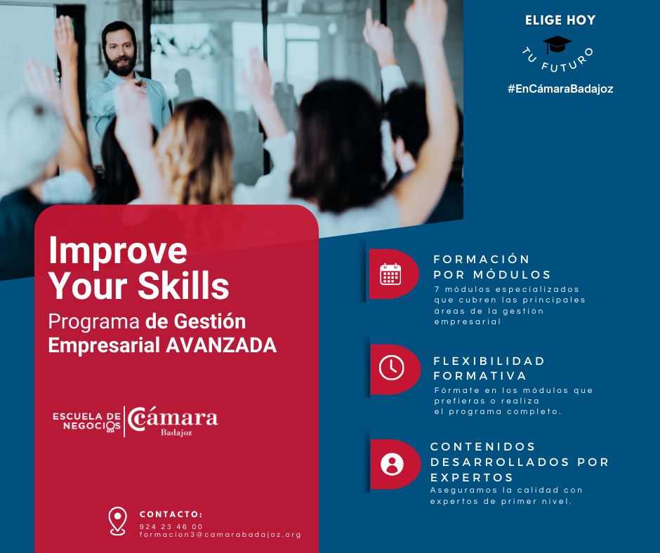 Nuevo Programa Formativo de Gestión Empresarial Avanzada Improve Your Skills