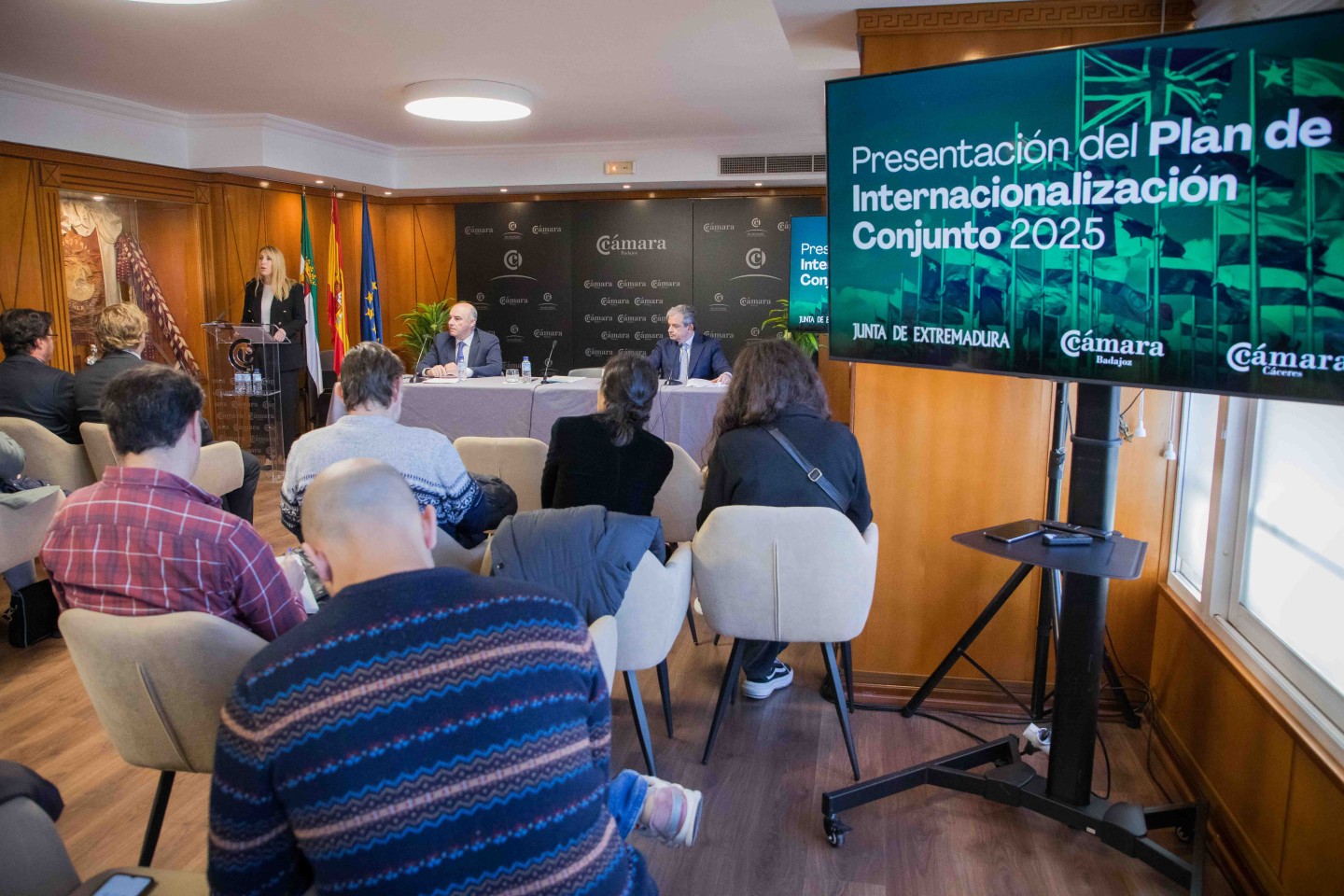 Se presenta el Plan de Internacionalización 2025 de la Junta de Extremadura y las Cámaras de Comercio de Badajoz y Cáceres