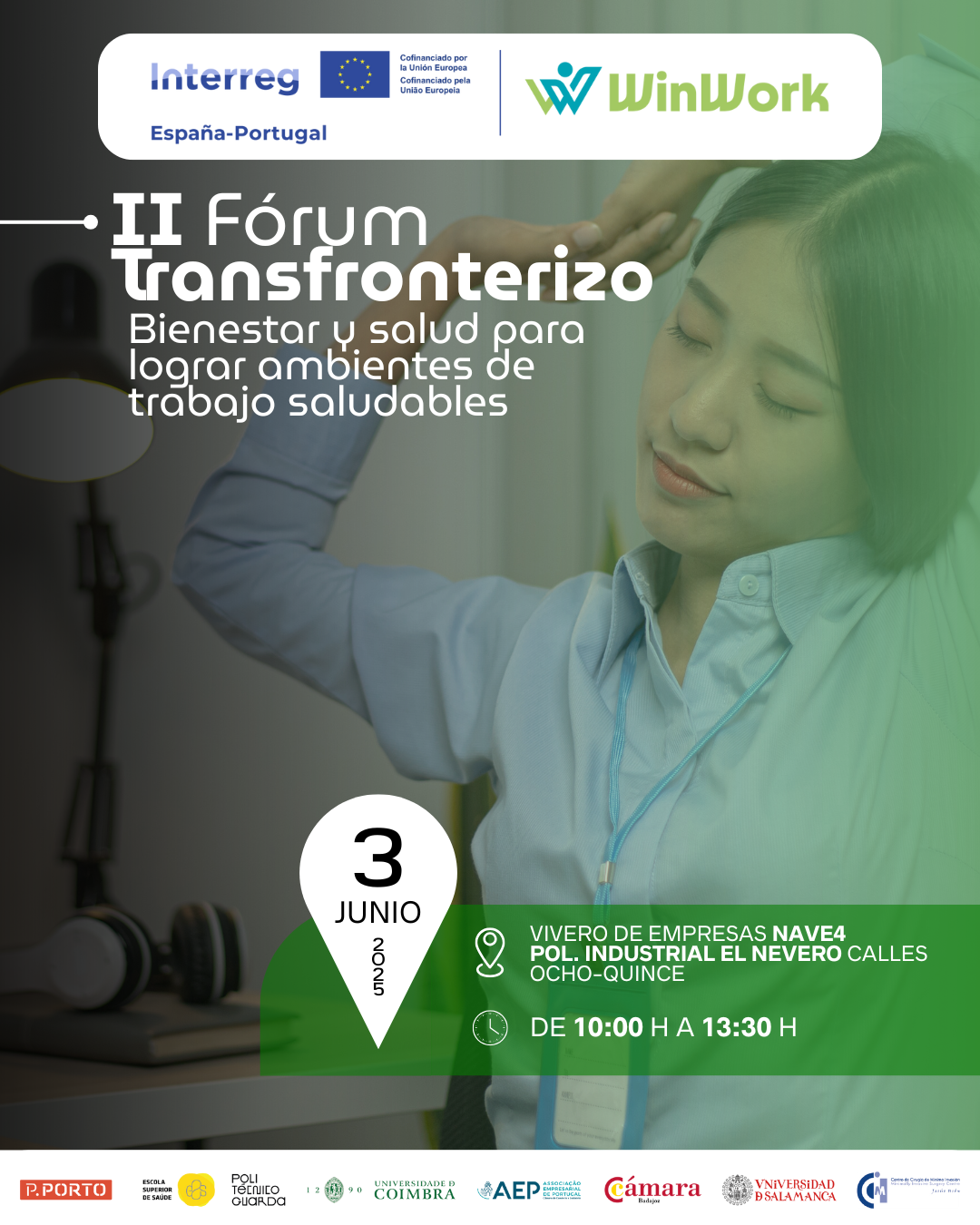 II Fórum Transfronterizo: Bienestar y Salud para Lograr Ambientes de Trabajo Saludables