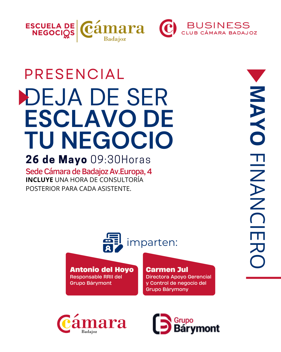 DEJA DE SER ESCLAVO DE TU NEGOCIO - Mayo Financiero (Badajoz)