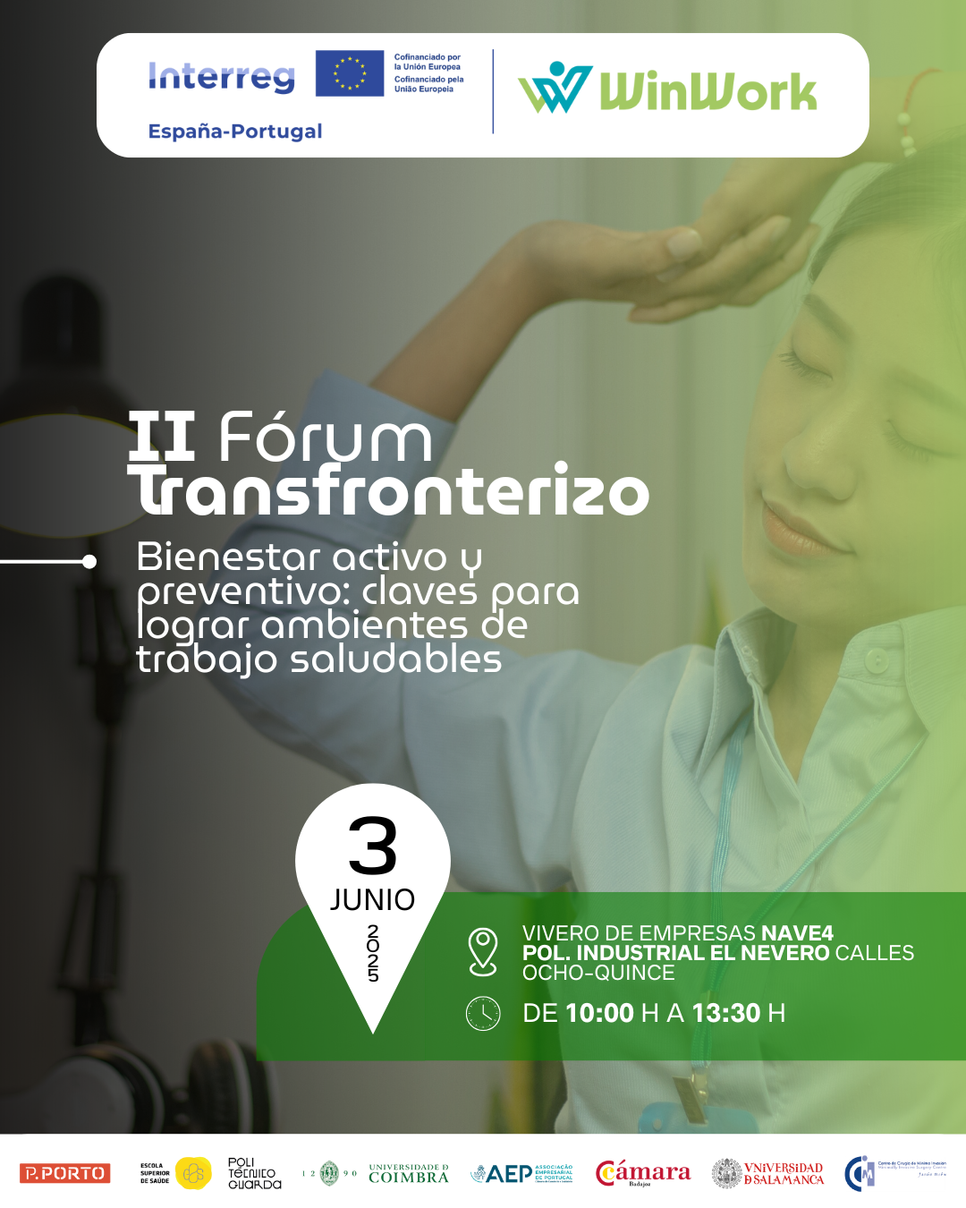 II Fórum Transfronterizo: Bienestar y Salud para Lograr Ambientes de Trabajo Saludables