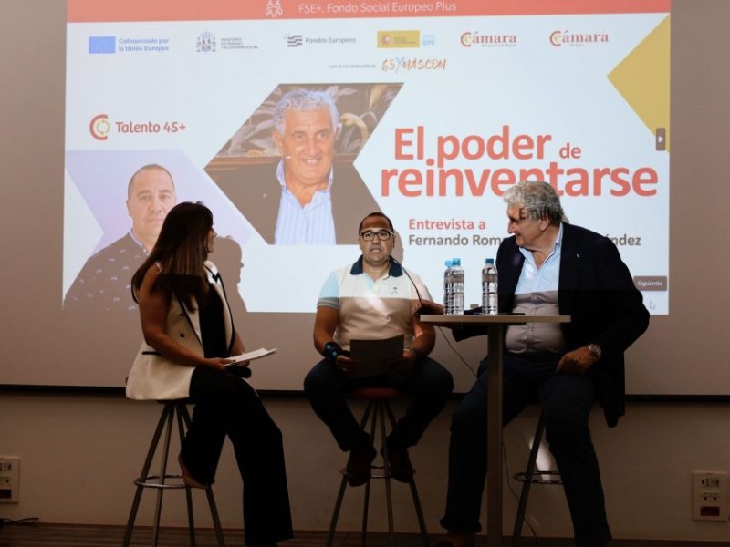 Fernando Romay y la Cámara de Comercio de Badajoz mandan un mensaje a los sénior: “La sociedad os necesita”